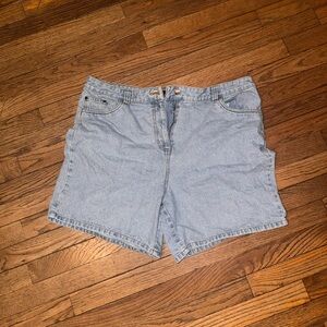Basic Editions Light Blue Jean Shorts